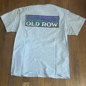 Gray T-Shirt with Colorful Logo
